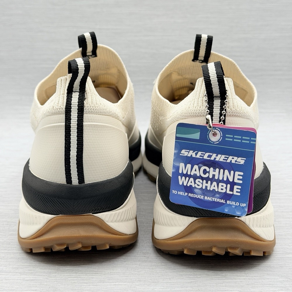 Skechers Switch Back Zenventure Women's 9 Cream Knit Sneakers Trail 180159 - Picture 5 of 11